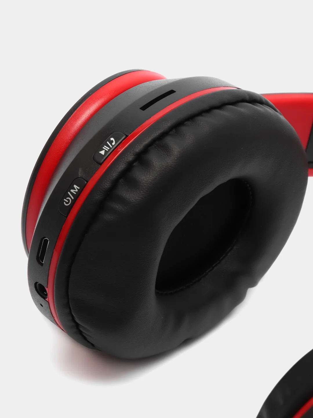 Алый наушники беспроводные B39, складные, RGB-подсветка, Bluetooth 5.0, встроенный MP3 microSD