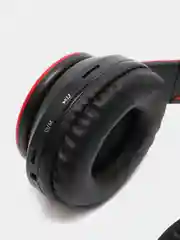 Красный наушники беспроводные B39, складные, RGB-подсветка, Bluetooth 5.0, встроенный MP3 microSD