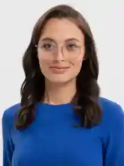 Белый округлые антибликовые декоративные очки