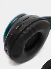 Синий наушники беспроводные B39, складные, RGB-подсветка, Bluetooth 5.0, встроенный MP3 microSD
