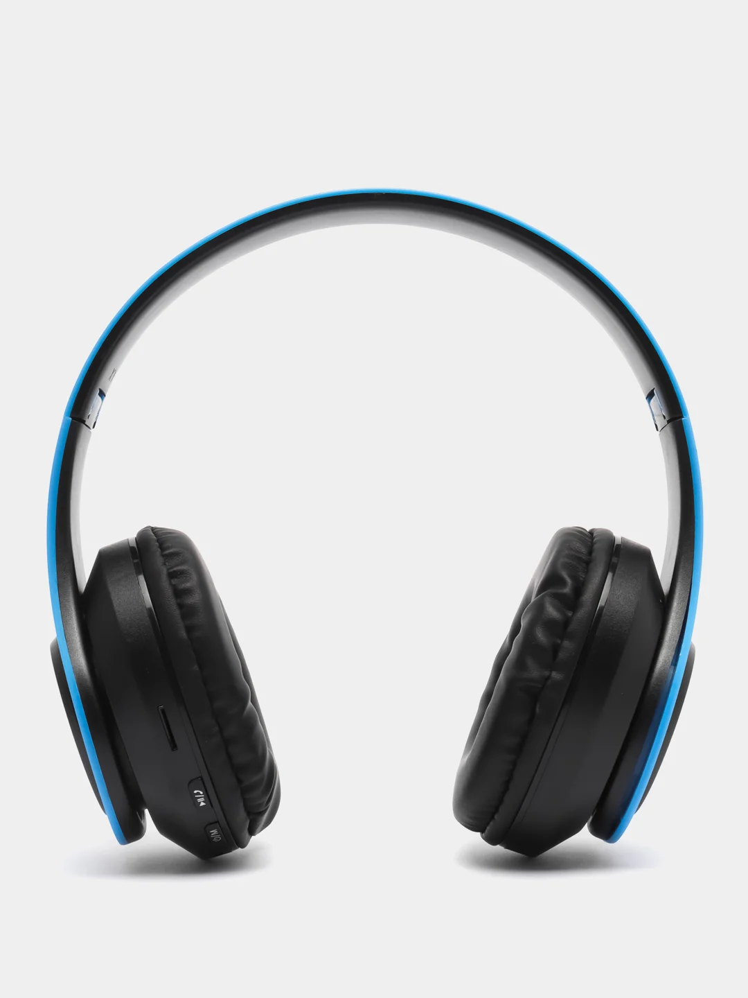 Синий наушники беспроводные B39, складные, RGB-подсветка, Bluetooth 5.0, встроенный MP3 microSD