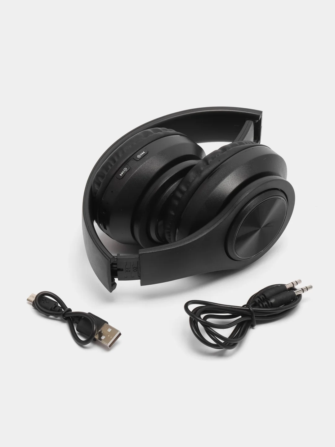 Черный наушники беспроводные B39, складные, RGB-подсветка, Bluetooth 5.0, встроенный MP3 microSD