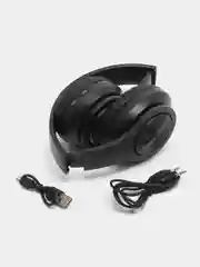Черный наушники беспроводные B39, складные, RGB-подсветка, Bluetooth 5.0, встроенный MP3 microSD