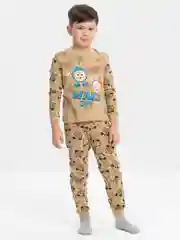 Песочный хаки пижама для мальчика
