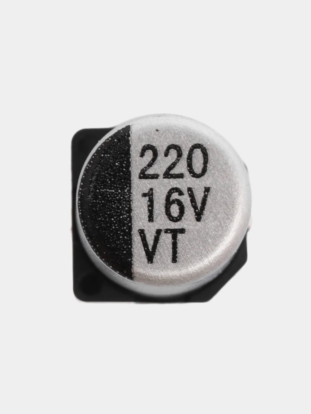 5 штук Конденсатор SMD твердотельный 220uF 16V 6.3x7.7 105*C 220мкф 16В