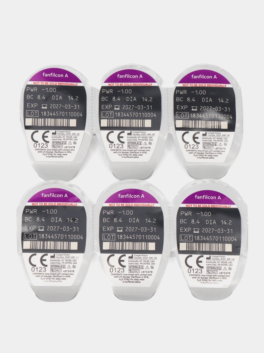 Контактные линзы Airway Acuos 6 шт, двухнедельные