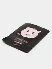 Маска для лица PIGGY йогуртовая с углем, тканевая очищающая и омолаживающая маска