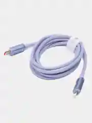 Пурпурный кабель Baseus Crystal Fast Charging Data Cable Type-C to Lightning 20W 1,2-2 m (для iPhone)