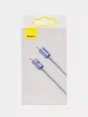 Пурпурный кабель Baseus Crystal Fast Charging Data Cable Type-C to Lightning 20W 1,2-2 m (для iPhone)