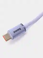 Пурпурный кабель Baseus Crystal Fast Charging Data Cable Type-C to Lightning 20W 1,2-2 m (для iPhone)