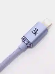 Пурпурный кабель Baseus Crystal Fast Charging Data Cable Type-C to Lightning 20W 1,2-2 m (для iPhone)