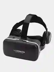 Черный очки виртуальной реальности VR Shinecon, со встроенными наушниками