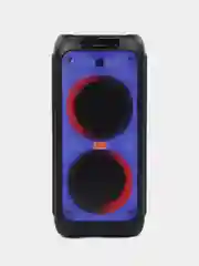 Черный колонка музыкальная портативная 8818 с микрофоном, большая беспроводная блютус акустика