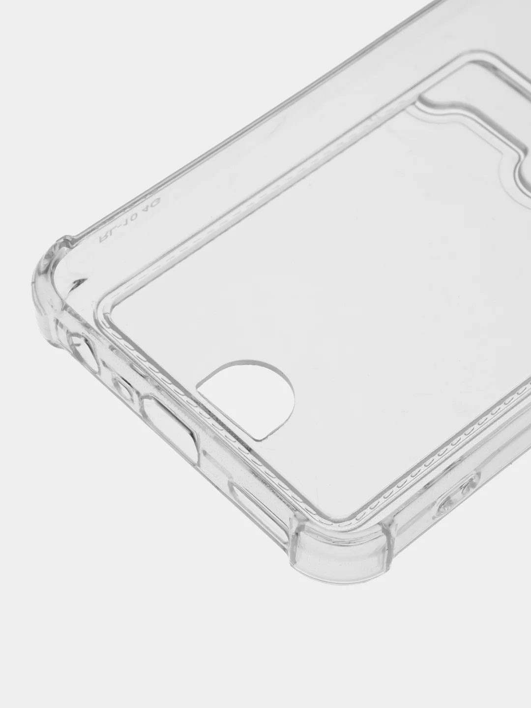Чехол прозрачный для Realme C30, C31, C35, 10 4g, с визитницей-карманом для карт