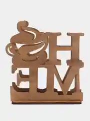Коричневый салфетница из фанеры Home
