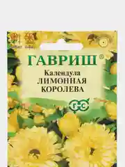 Календула "Лимонная королева", семена, цветы