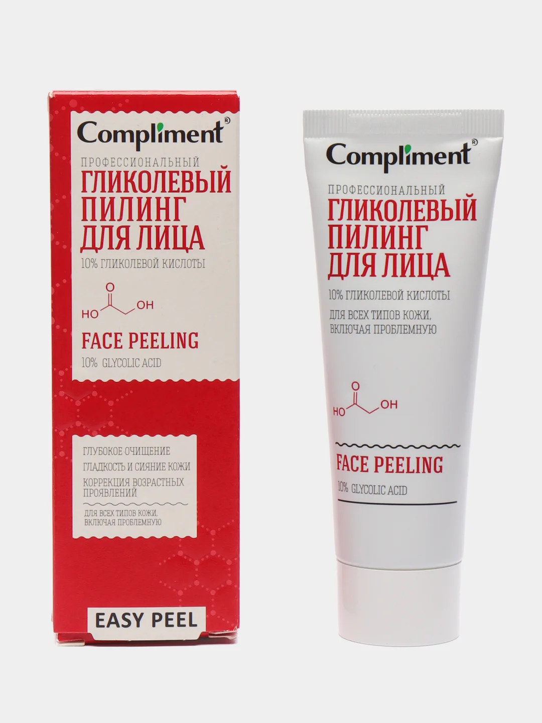 Compliment EASY PEEL Пилинг Гликолевый профессиональный для лица, 80 мл