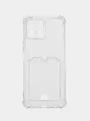 Чехол прозрачный для Huawei Honor x6, x7, x7a, x8a, x9a, с визитницей, карманом для карт