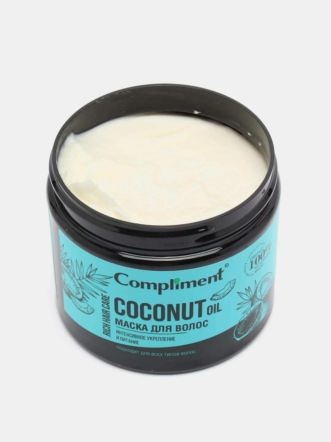 Compliment Маска для волос Интенсивное укрепление и питание Coconut Oil 400 мл