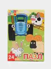 Пазл Синий трактор "На ферме", 24 элемента