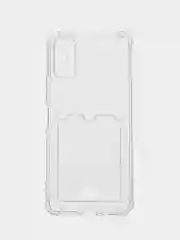 Чехол прозрачный для Tecno spark 8c, 9 pro 8p 7, Pova 4 pro, с визитницей, карманом для карт