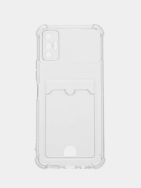 Чехол прозрачный для Tecno spark 8c, 9 pro 8p 7, Pova 4 pro, с визитницей, карманом для карт