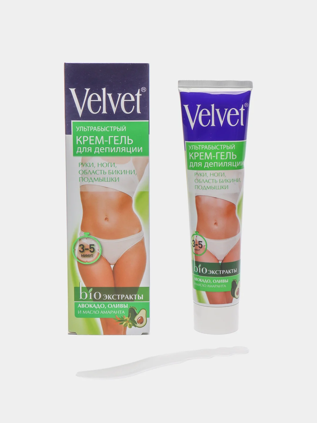 Velvet Ультрабыстрый крем-гель для депиляции, 125 мл
