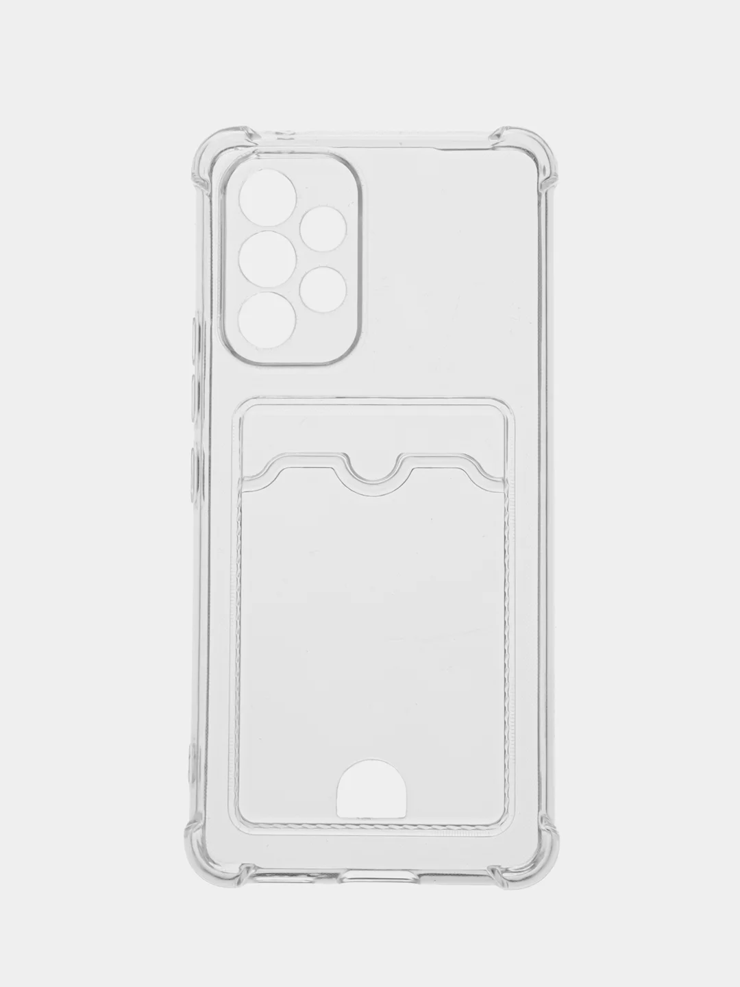 Чехол прозрачный для Samsung A23/A33/A53/A14/A24/A34/A53. с визитницей, карманом для карт