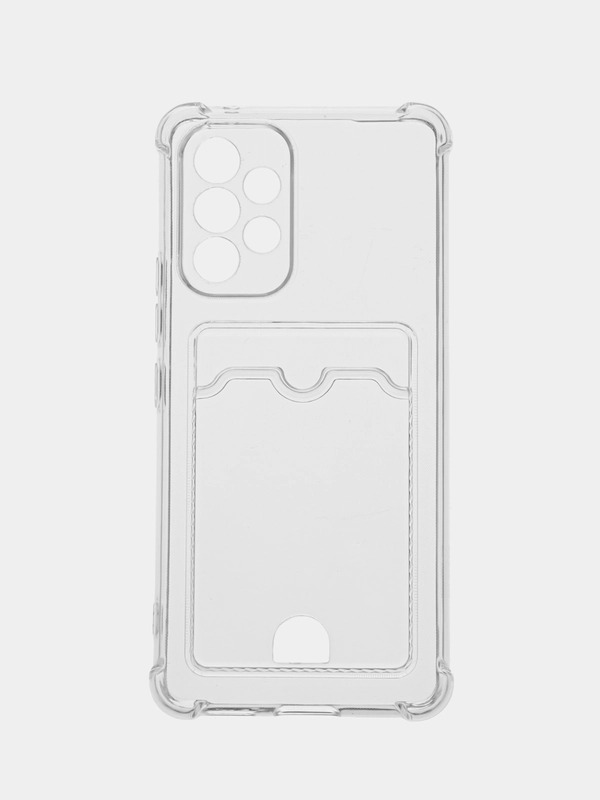 Чехол прозрачный для Samsung A23/A33/A53/A14/A24/A34/A53. с визитницей, карманом для карт