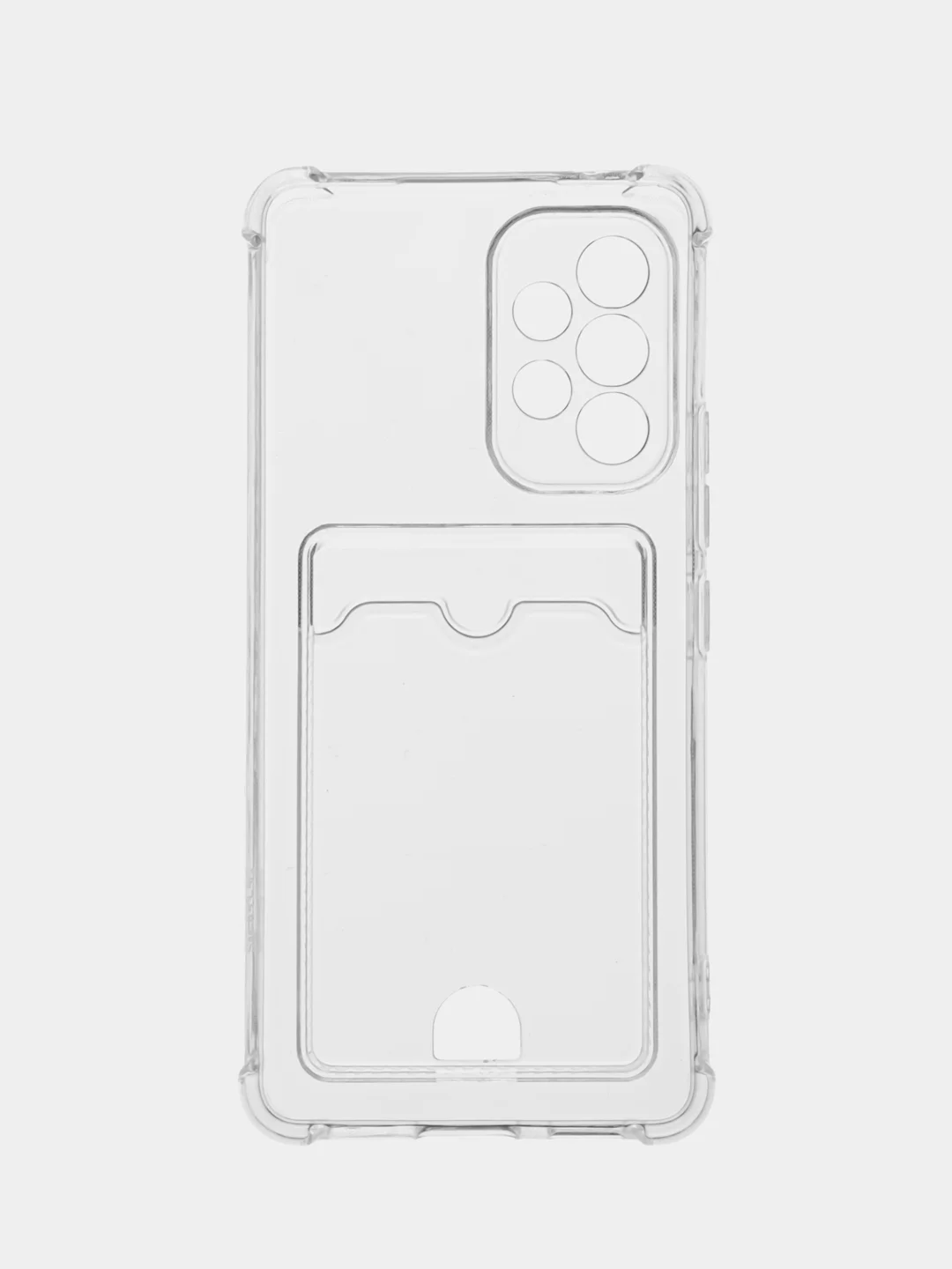 Чехол прозрачный для Samsung A23/A33/A53/A14/A24/A34/A53. с визитницей, карманом для карт