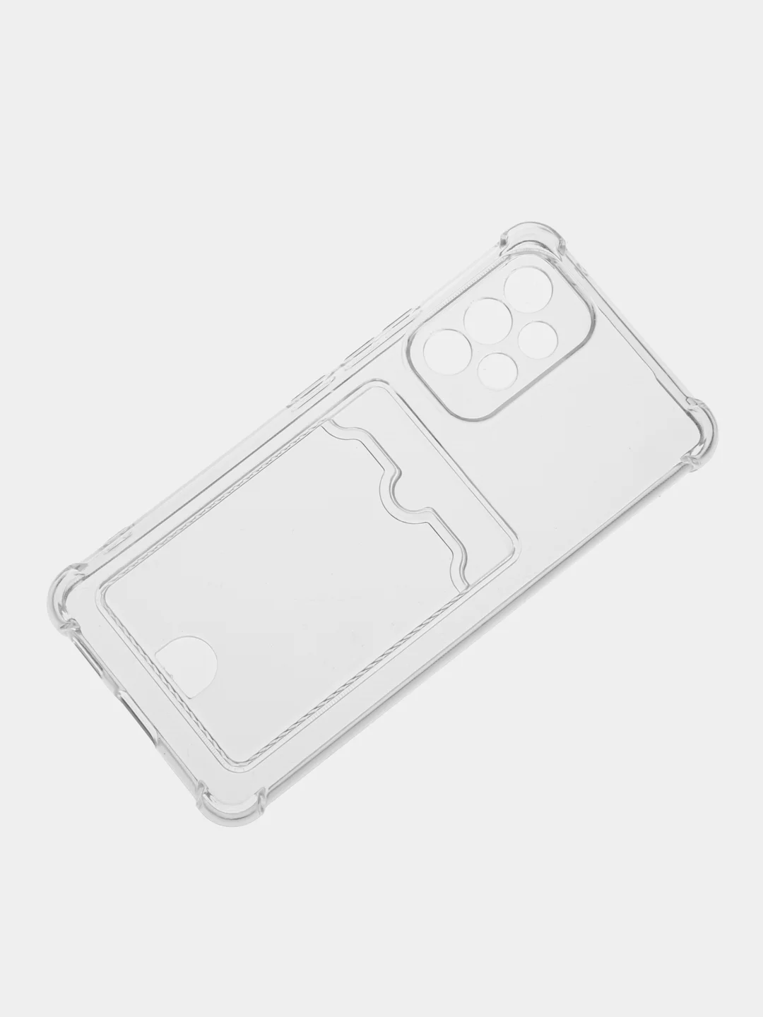 Чехол прозрачный для Samsung A23/A33/A53/A14/A24/A34/A53. с визитницей, карманом для карт