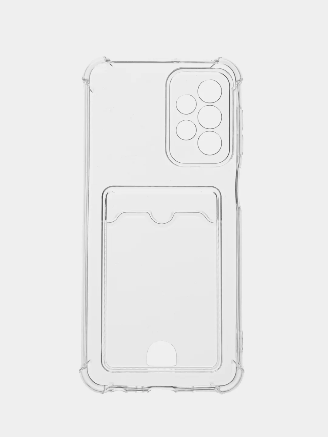 Чехол прозрачный для Samsung A23/A33/A53/A14/A24/A34/A53. с визитницей, карманом для карт