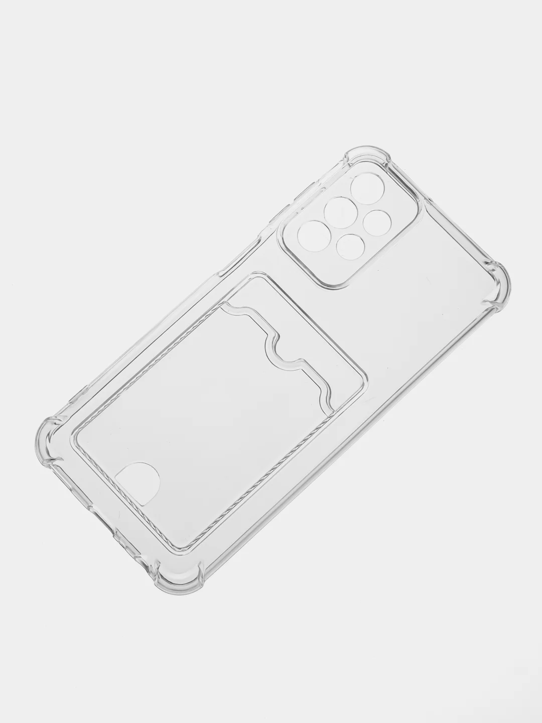 Чехол прозрачный для Samsung A23/A33/A53/A14/A24/A34/A53. с визитницей, карманом для карт