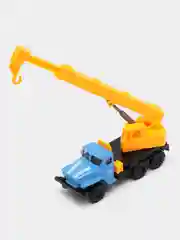 Грузовик металлический "УРАЛ "Кран", инерция, масштаб 1:43