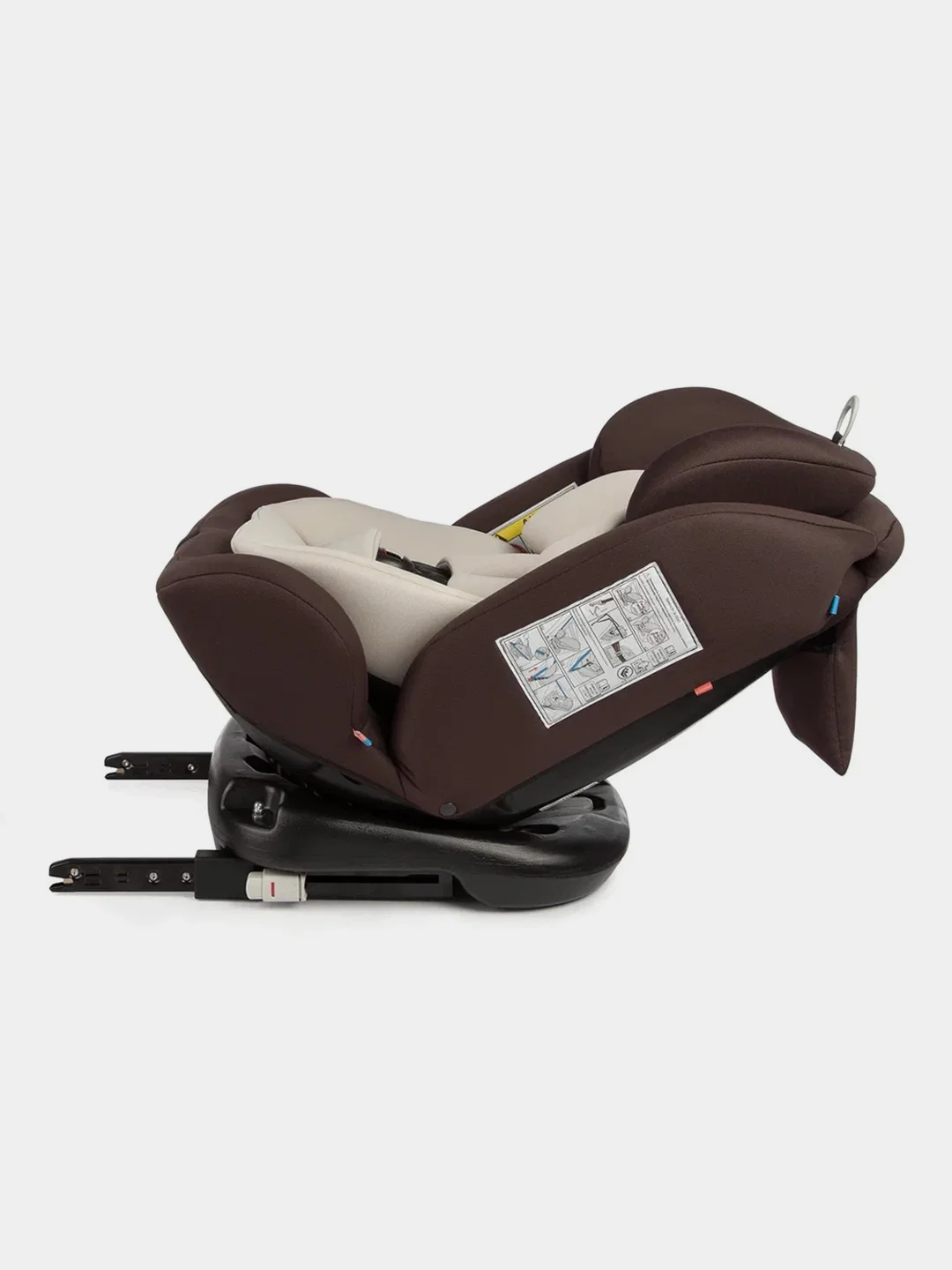 Шоколадный автокресло Siger Престиж Isofix гр.0+/I/II/III
