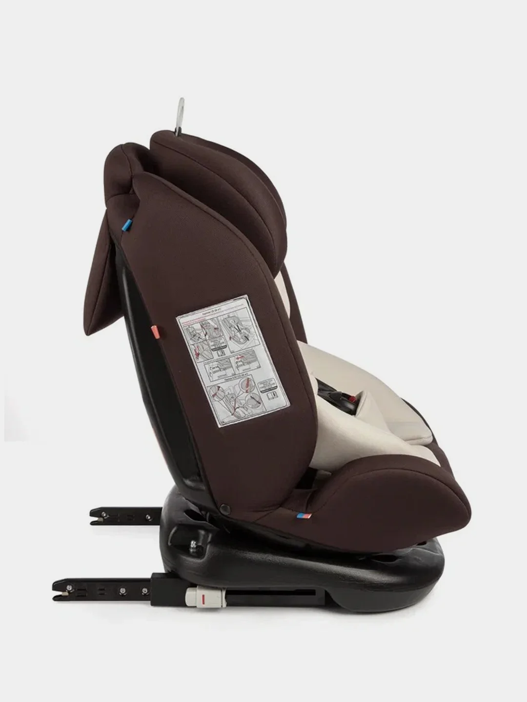 Шоколадный автокресло Siger Престиж Isofix гр.0+/I/II/III
