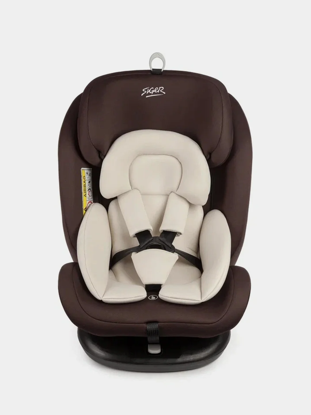 Шоколадный автокресло Siger Престиж Isofix гр.0+/I/II/III