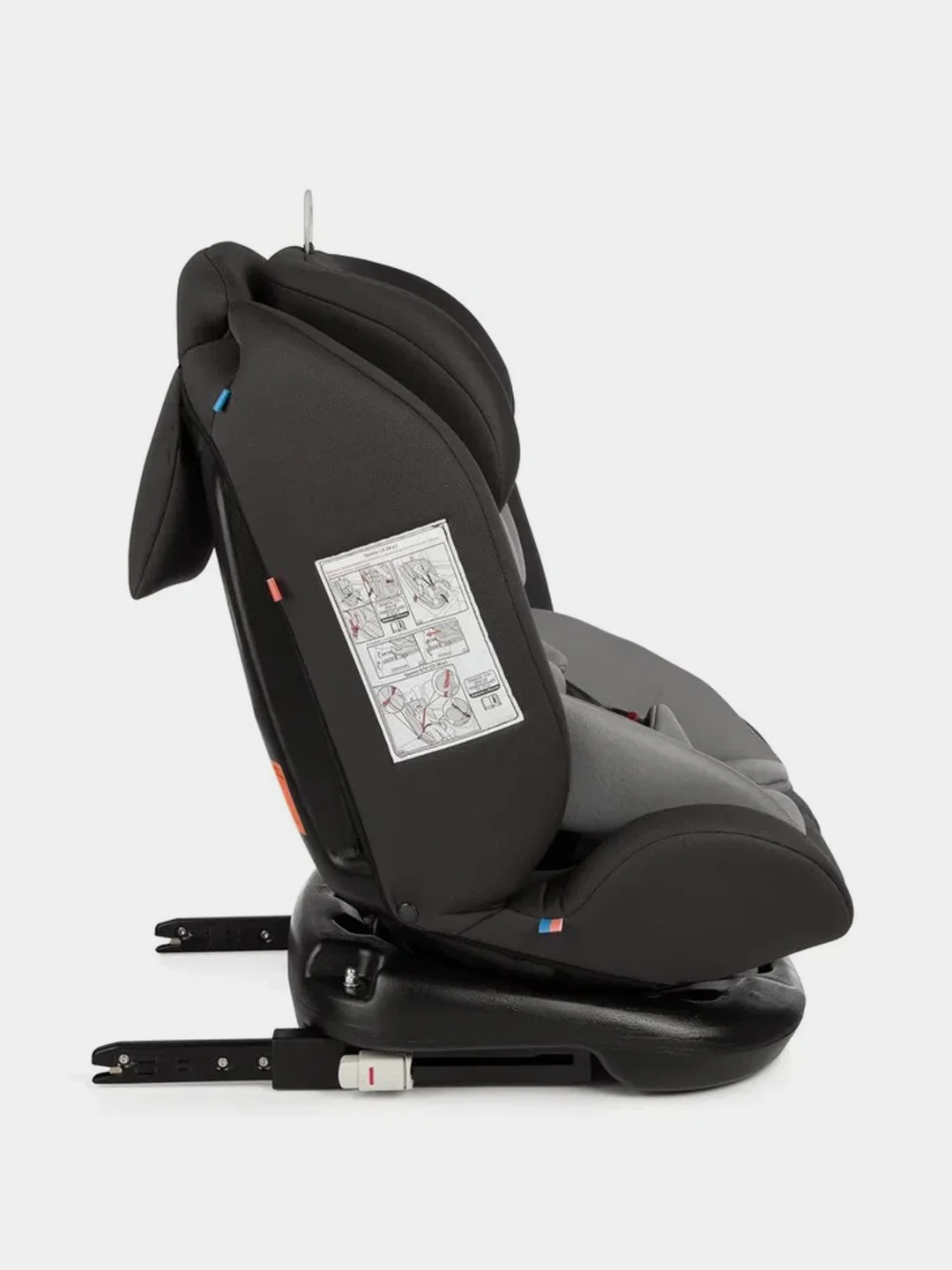 Тёмно-серый автокресло Siger Престиж Isofix гр.0+/I/II/III