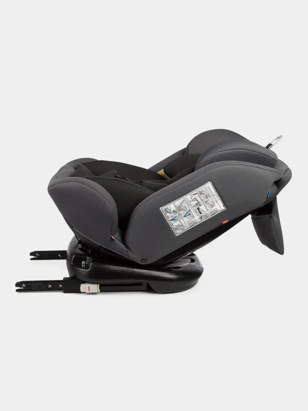 Тёмно-серый автокресло Siger Престиж Isofix гр.0+/I/II/III