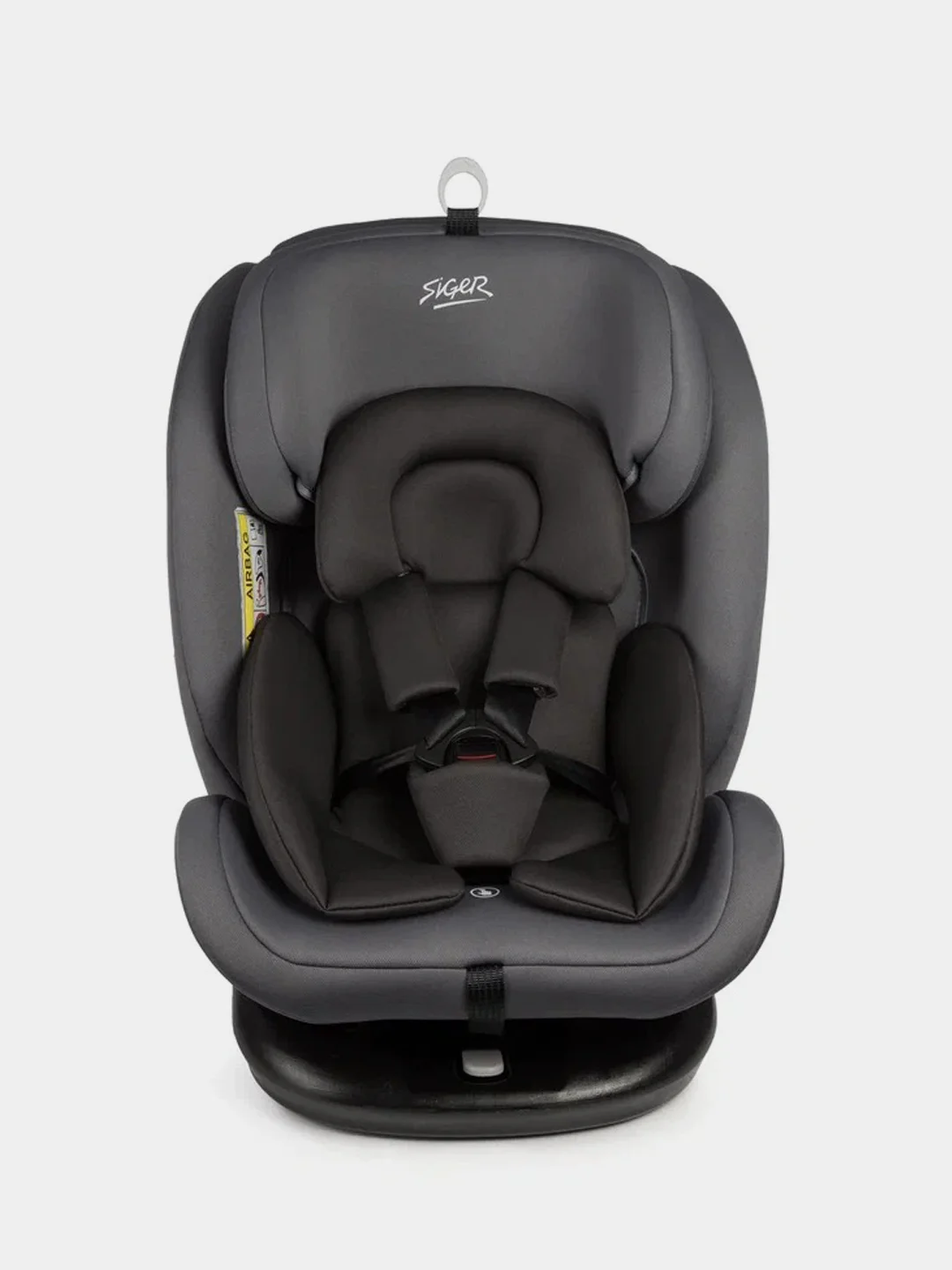 Тёмно-серый автокресло Siger Престиж Isofix гр.0+/I/II/III