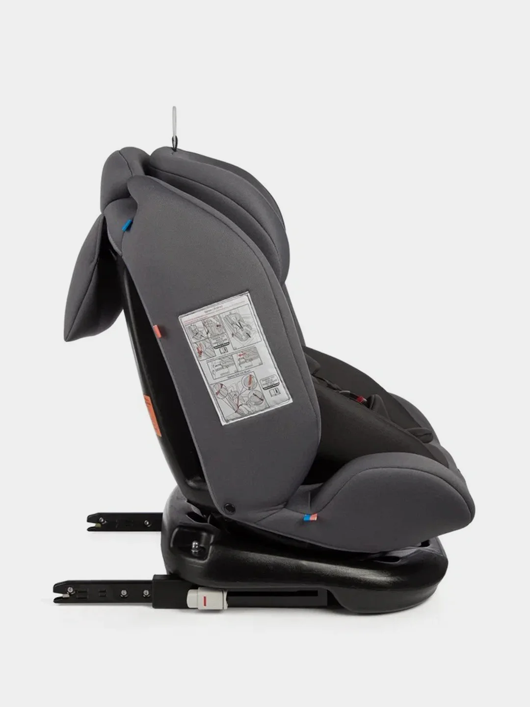 Тёмно-серый автокресло Siger Престиж Isofix гр.0+/I/II/III