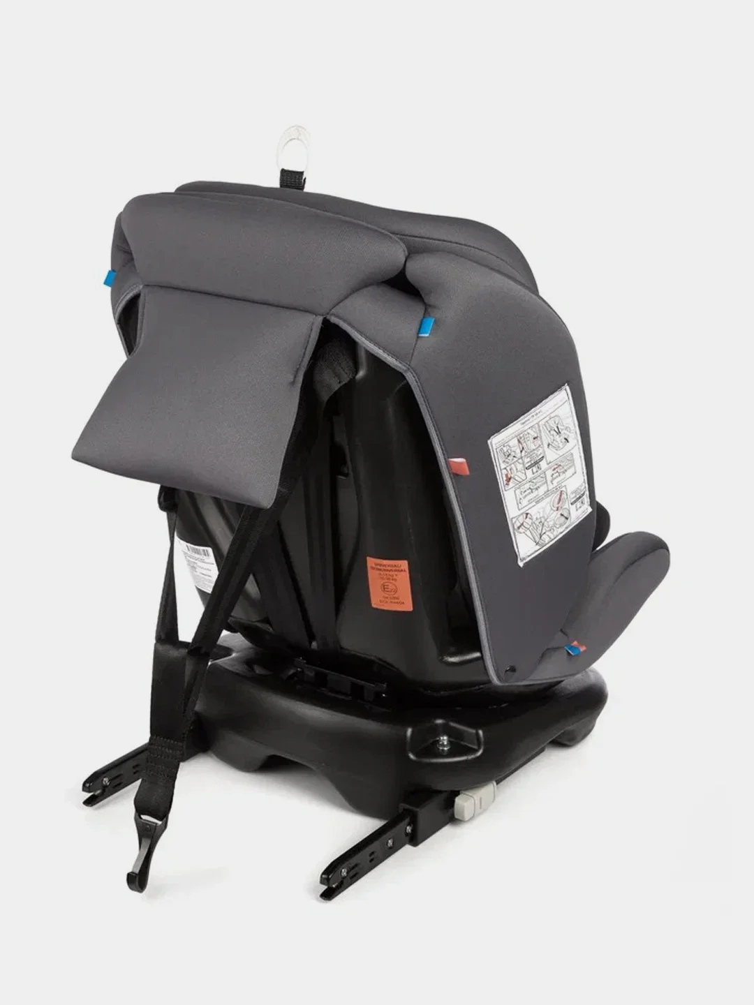 Тёмно-серый автокресло Siger Престиж Isofix гр.0+/I/II/III