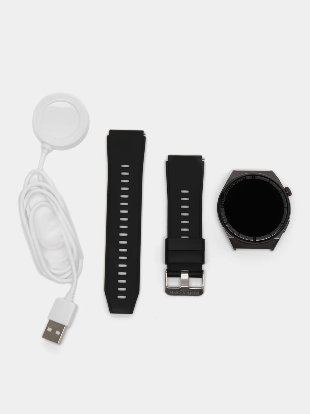 Черный умные смарт часы Smart watch Borofone BD1, BD2, BD3, BD4