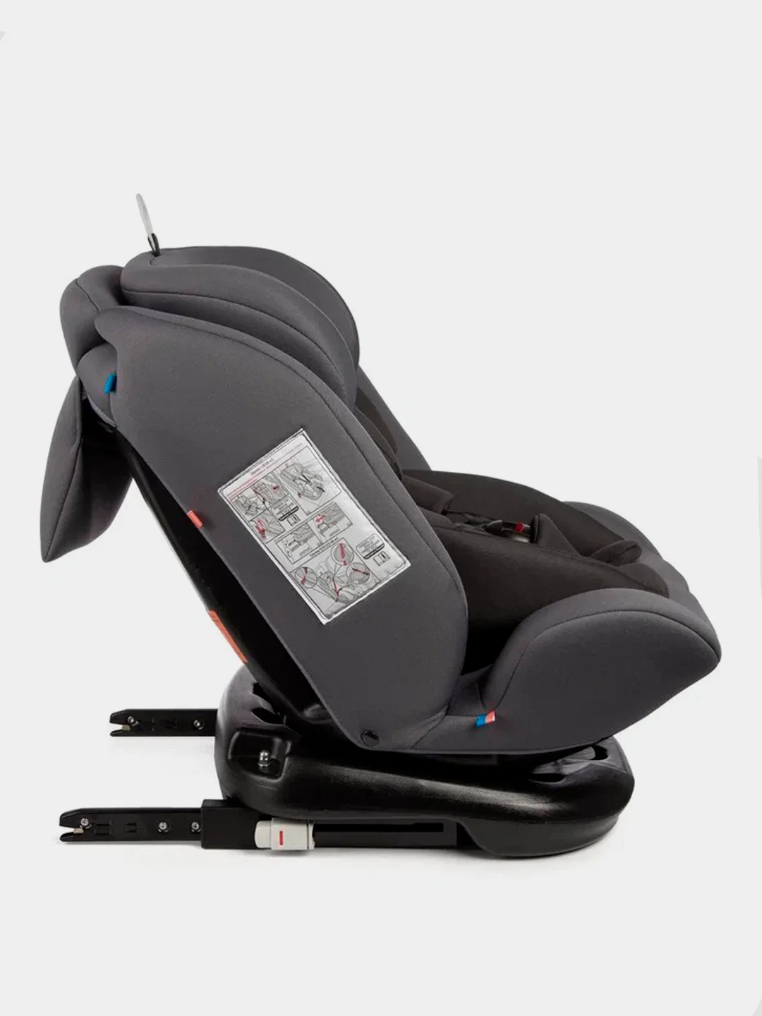 Тёмно-серый автокресло Siger Престиж Isofix гр.0+/I/II/III