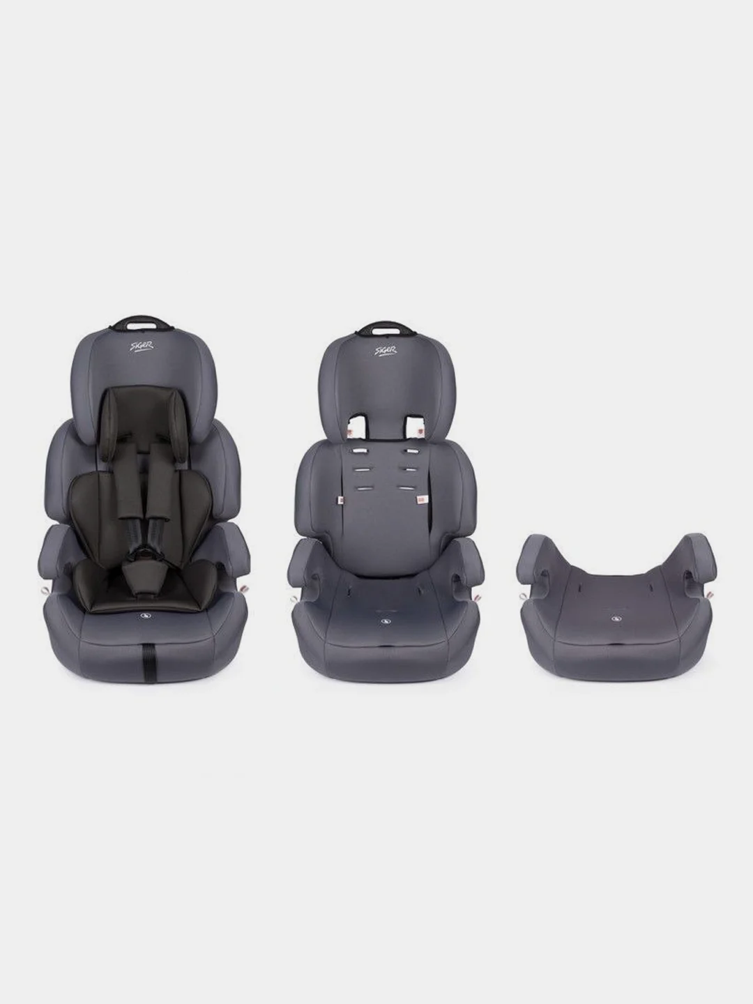 Тёмно-серый автокресло Siger Стар Isofix Lux гр.I/II/III