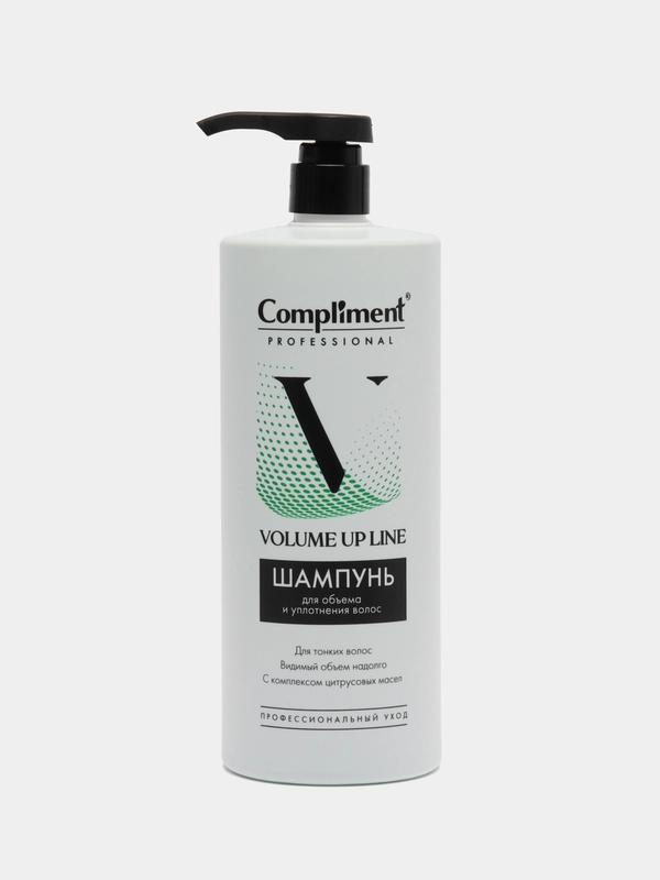 Compliment Professional Volume Up Line Шампунь для объёма и уплотнения волос, 1000 мл
