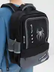 Рюкзак школьный для мальчика Brauberg Star, 1 отделение, 5 карманов, Spider, 229978