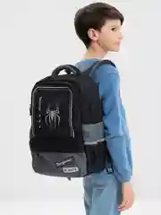 Рюкзак школьный для мальчика Brauberg Star, 1 отделение, 5 карманов, Spider, 229978