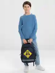 Рюкзак школьный для мальчика Пифагор School, 1 отделение, 3 кармана, Game zone, 271407