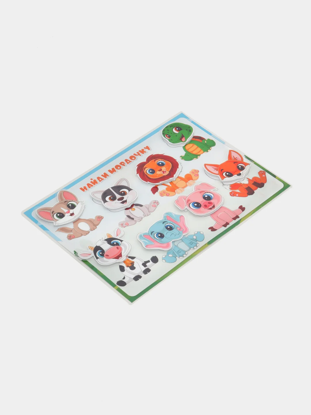 Индиго развивающие игры на липучках, мордашки, животные, ручная работа